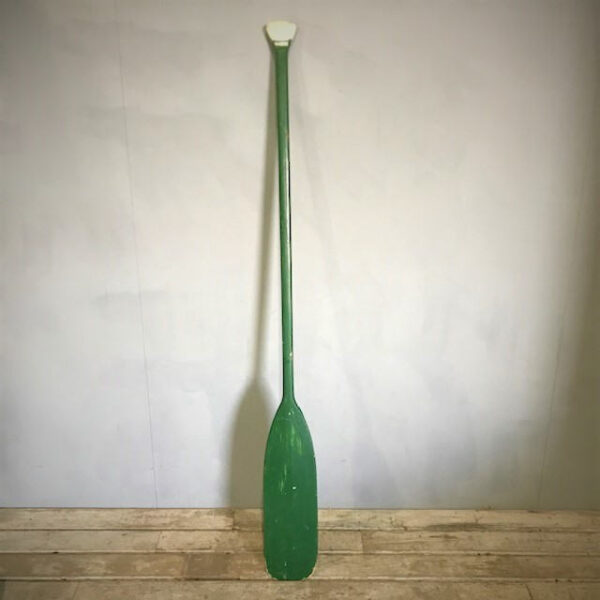 Vintage Green Wooden Paddle
