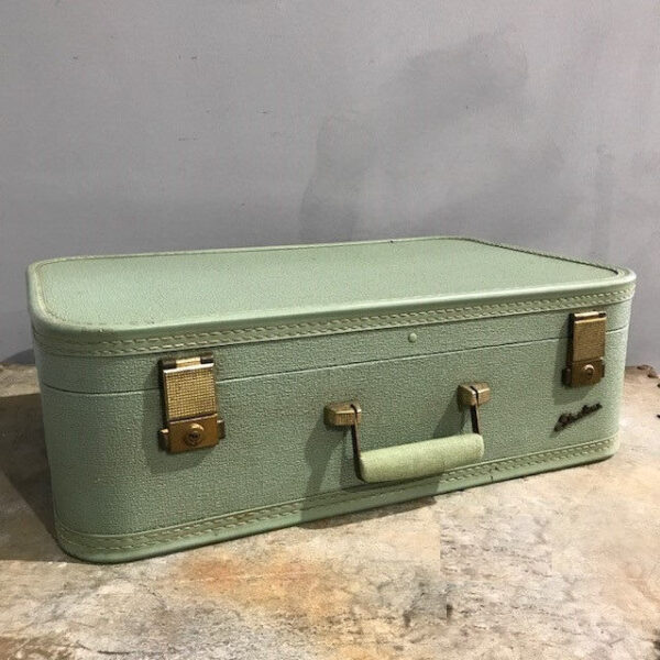 Vintage Mint Green Starline Suitcase