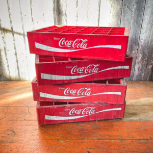 Vintage Red Coca Cola Crates
