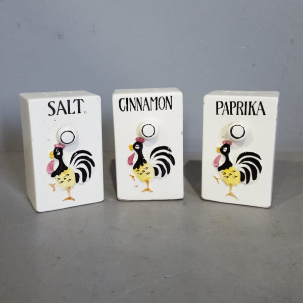 Set of 3 Ceramic Spice Shakers