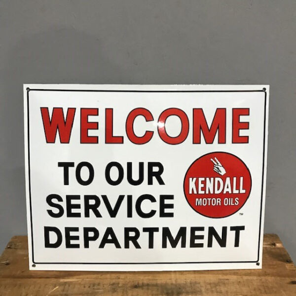 Vintage Style Kendal Oil Service Sign