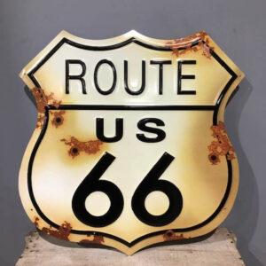 Vintage Style Route 66 Road Sign