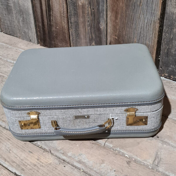 Vintage Grey Suitcase