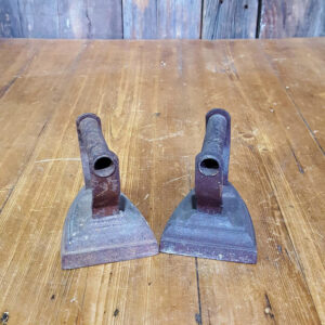 Pair Of Vintage Clothes Irons Flat Irons