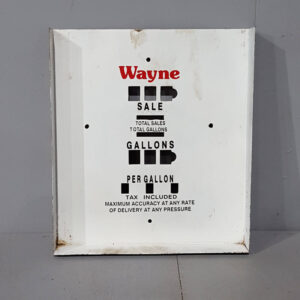 American Wayne Gas Pump Face