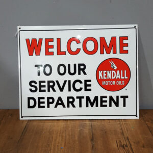 Kendall Motor Oil Welcome Sign