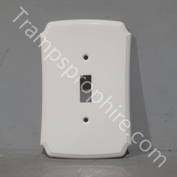 American White Plastic Light Switch