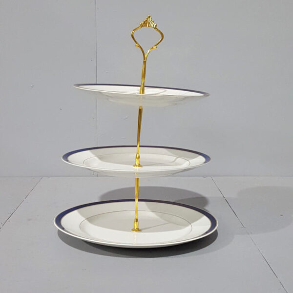 White And Blue Cake Stand