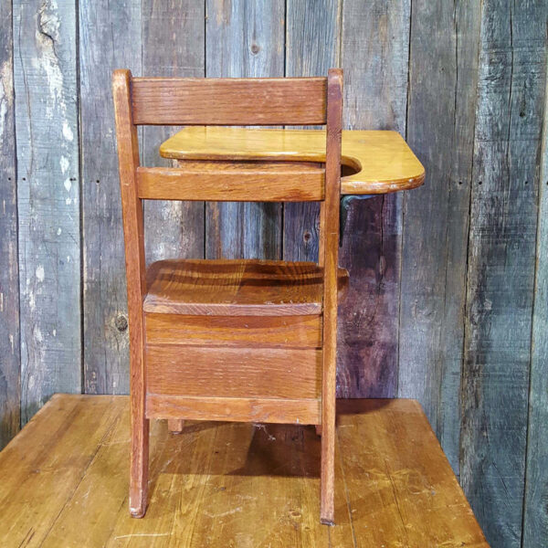 Vintage American School Chair & Desk