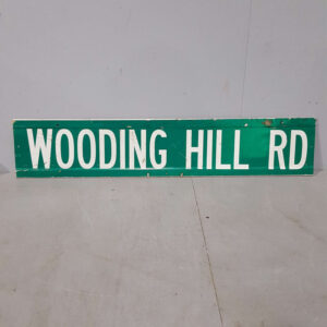 American Wooding Hill Road Street Sign