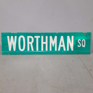 Worthman Square American Street Sign