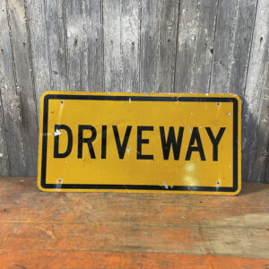 Driveway Road Sign