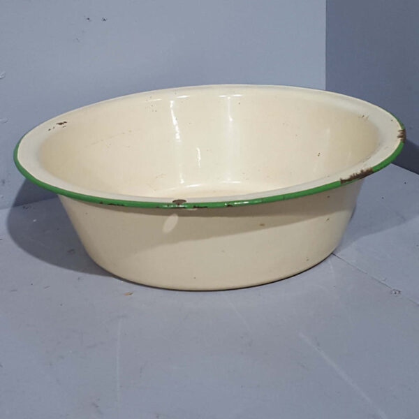 Yellow Graniteware Bowl