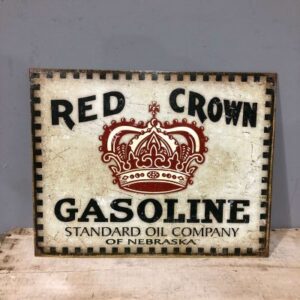 Red Crown Vintage Style Sign