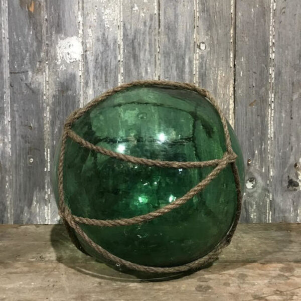 Green Glass Fishing Net Float