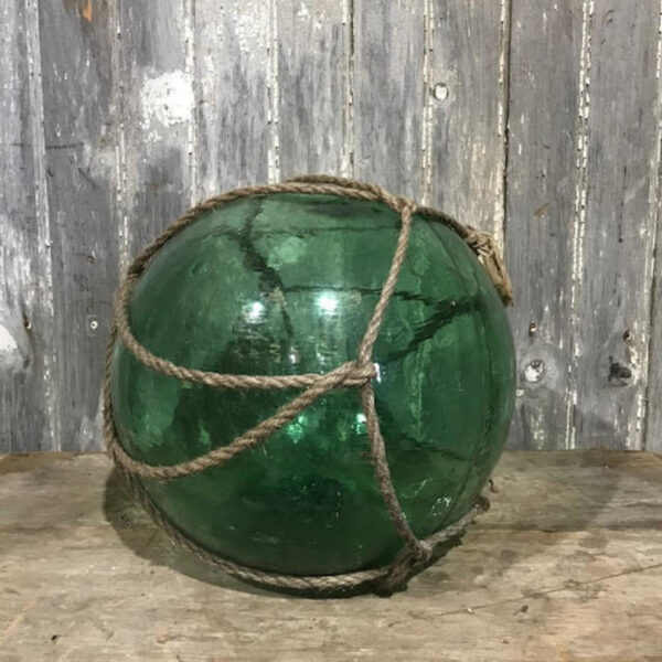 Green Glass Fishing Net Float