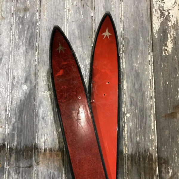 Vintage set of skis