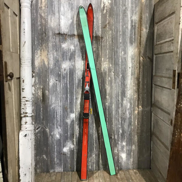 Vintage set of skis