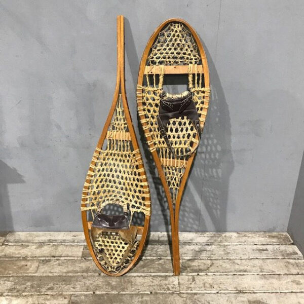 Pair Of Vintage Canadian Snowshoes