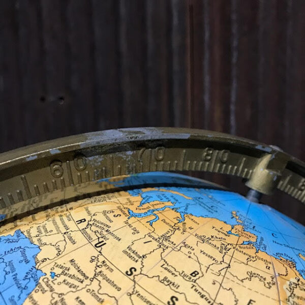 Vintage 1960's Double Axis Globe