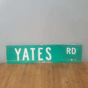 Yates Road Street Sign