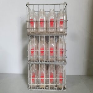 Milk Bottles With Wire Crates