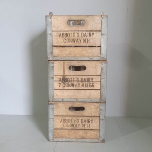 10634 Wooden Milk Crates