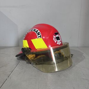 Red Lieutenant Fire Helmet