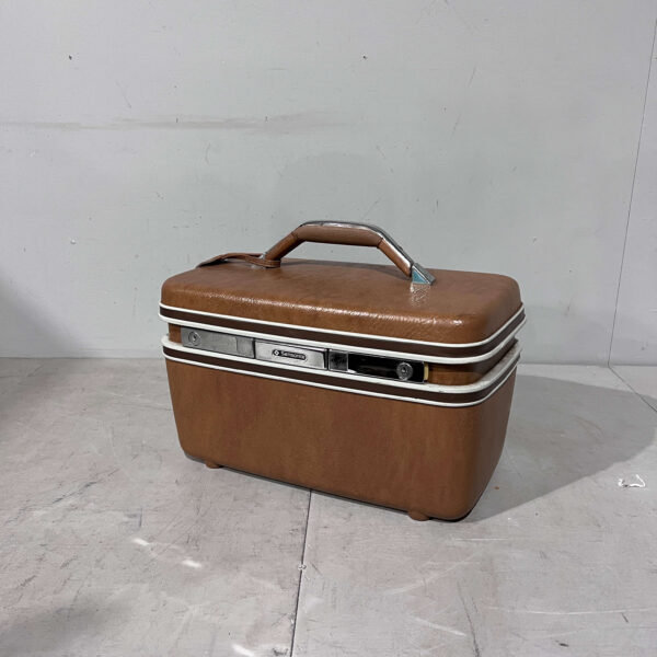 Vintage Brown Samsonite Suitcases Set