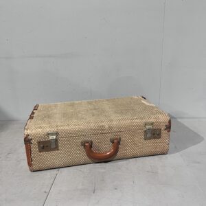 Vintage Tweed Suitcase