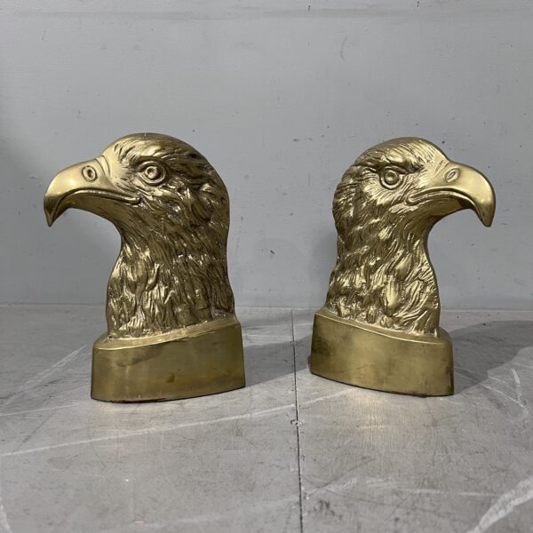 Brass American Eagle Book Ends