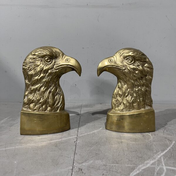 Brass American Eagle Book Ends
