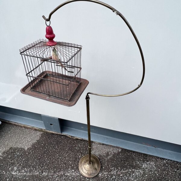 Vintage Bird Cage and Stand