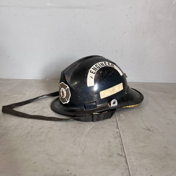 Black Fireman's Helmet