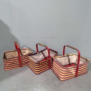 Vintage American Folding Shopping Baskets