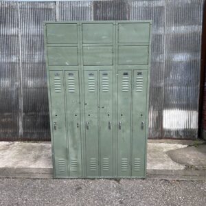 Green Metal Lockers