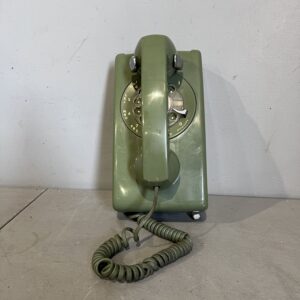 Green Rotary Dial Wall Phone