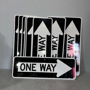 American One Way Street Signs