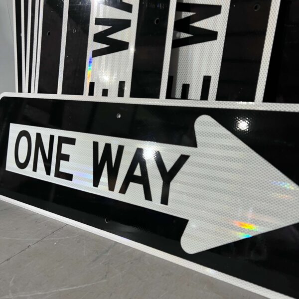 American One Way Street Signs