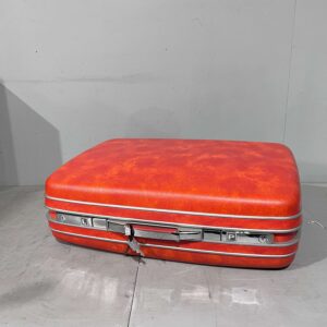 Orange Samsonite Suitcase