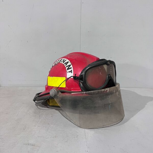 Red American Fire Fighter Helmet