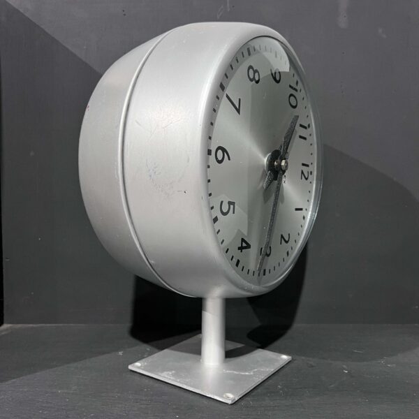 Silver Simplex Wall Clock