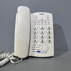 White Land Line Telephone