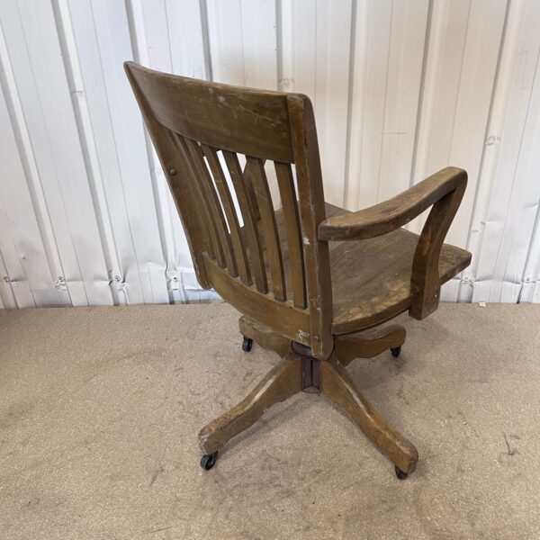 Wooden Office Swivel Chair