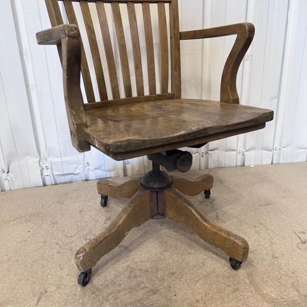 Wooden Office Swivel Chair