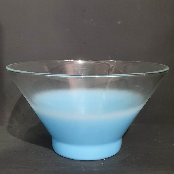 Blue Blendo Glass Bowl