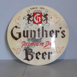 Gunther's Beer Sign