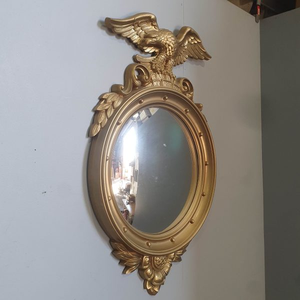 Gold Eagle Framed Mirror