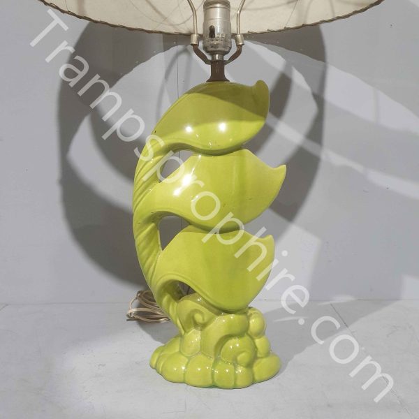 Green Decorative Mid Century Table lamp