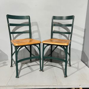 Green Metal Chairs